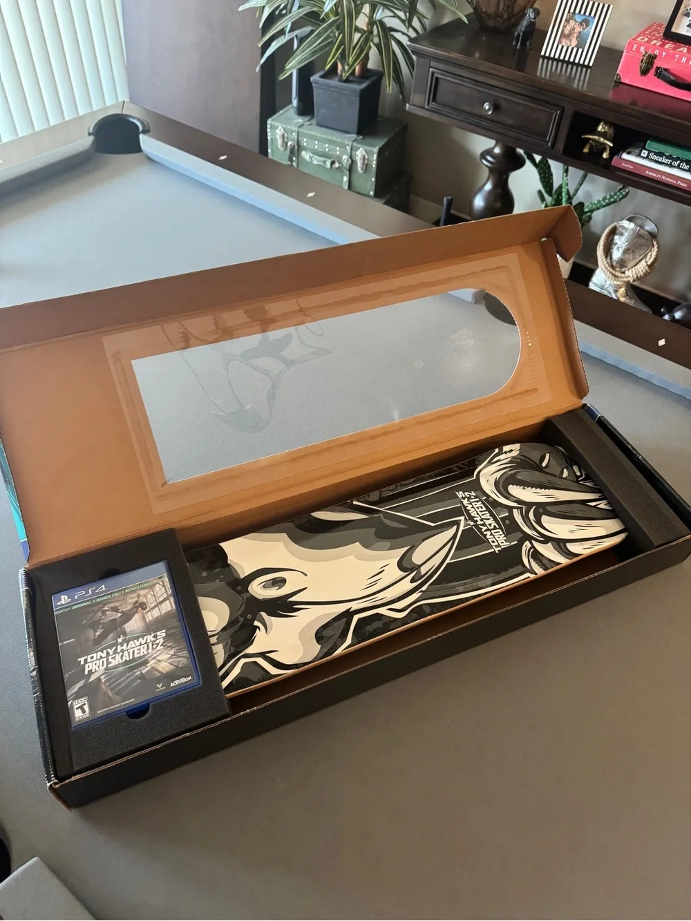 Tony Hawk Collector's Edition Box in Black and Teal Accents